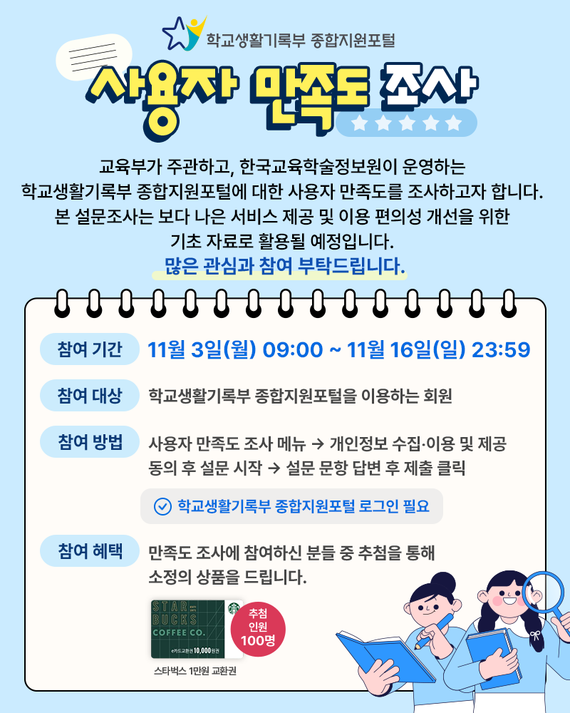 사용자 만족도 조사